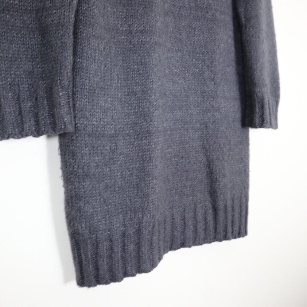 See By Chloe US 8 Chunky Knit Sweater Dress Gray Low Back Mini - Picture 10 of 11